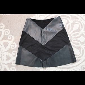 Vegan Leather Miniskirt
